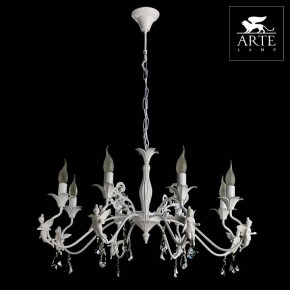 Подвесная люстра Arte Lamp Angelina A5349LM-8WH в Лысьве - lysva.mebel24.online | фото 4