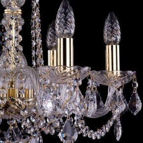 Подвесная люстра Bohemia Ivele Crystal 1402 1402/6/160/G/Leafs в Лысьве - lysva.mebel24.online | фото 2