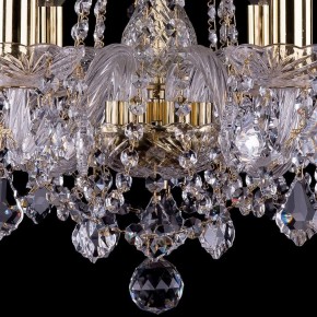 Подвесная люстра Bohemia Ivele Crystal 1402 1402/6/160/G/Leafs в Лысьве - lysva.mebel24.online | фото 3