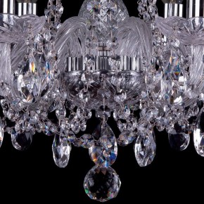 Подвесная люстра Bohemia Ivele Crystal 1402 1402/6/160/Ni в Лысьве - lysva.mebel24.online | фото 3