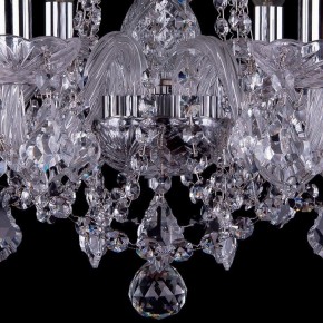 Подвесная люстра Bohemia Ivele Crystal 1402 1402/6/160/Ni/Leafs в Лысьве - lysva.mebel24.online | фото 3