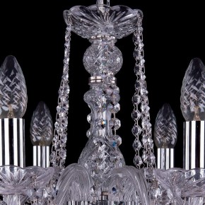 Подвесная люстра Bohemia Ivele Crystal 1402 1402/6/160/Ni/Leafs в Лысьве - lysva.mebel24.online | фото 4