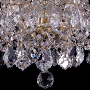 Подвесная люстра Bohemia Ivele Crystal 1413 1413/10/165/G/Leafs в Лысьве - lysva.mebel24.online | фото 3