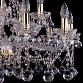 Подвесная люстра Bohemia Ivele Crystal 1413 1413/10+5/300/G/Balls в Лысьве - lysva.mebel24.online | фото 3