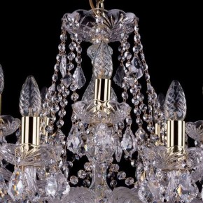 Подвесная люстра Bohemia Ivele Crystal 1413 1413/10+5/300/G/Leafs в Лысьве - lysva.mebel24.online | фото 4