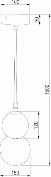 Подвесная люстра Eurosvet Polar 50251/1 LED белый в Лысьве - lysva.mebel24.online | фото 3