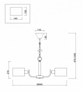Подвесная люстра Freya Anita FR5012PL-05CH в Лысьве - lysva.mebel24.online | фото 4