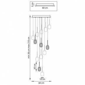 Подвесная люстра Lightstar Acrile 738131 в Лысьве - lysva.mebel24.online | фото 7