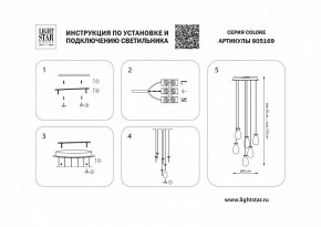 Подвесная люстра Lightstar Colore 805169 в Лысьве - lysva.mebel24.online | фото 3