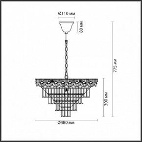 Подвесная люстра Lumion Esme 5233/8 в Лысьве - lysva.mebel24.online | фото 4