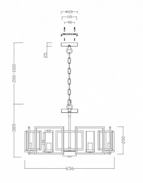 Подвесная люстра Maytoni Bowi H009PL-06G в Лысьве - lysva.mebel24.online | фото 4