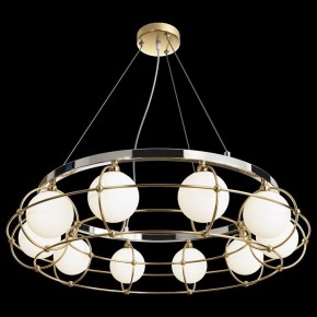 Подвесная люстра Maytoni Carcass MOD312PL-10GCH в Лысьве - lysva.mebel24.online | фото 3
