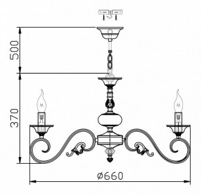 Подвесная люстра Maytoni Perla ARM337-07-R в Лысьве - lysva.mebel24.online | фото 6