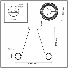 Подвесная люстра Odeon Light Mirage 5030/128L в Лысьве - lysva.mebel24.online | фото 5