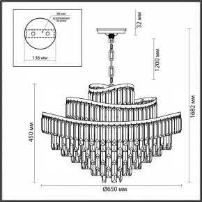 Подвесная люстра Odeon Light Wayta 5073/14 в Лысьве - lysva.mebel24.online | фото 5