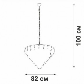 Подвесная люстра Vitaluce V58340 V58340-8/25 в Лысьве - lysva.mebel24.online | фото 3