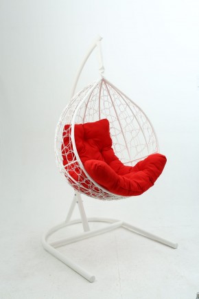 Подвесное кресло Бароло (белый/красный) в Лысьве - lysva.mebel24.online | фото