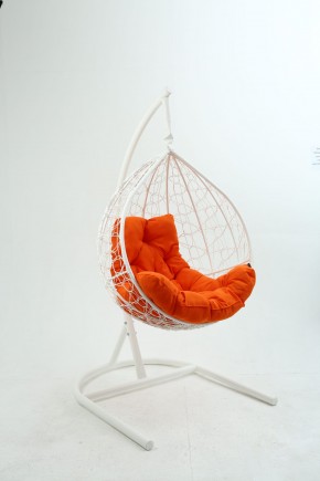 Подвесное кресло Бароло (белый/оранжевый) в Лысьве - lysva.mebel24.online | фото