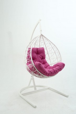 Подвесное кресло Бароло (белый/розовый) в Лысьве - lysva.mebel24.online | фото