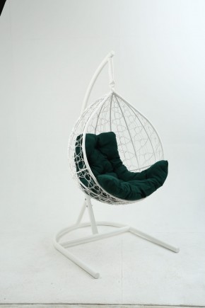 Подвесное кресло Бароло (белый/зеленый) в Лысьве - lysva.mebel24.online | фото
