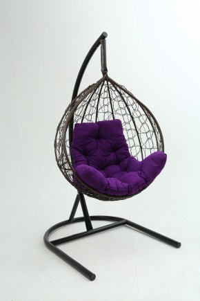 Подвесное кресло Бароло (коричневый/фиолетовый) в Лысьве - lysva.mebel24.online | фото