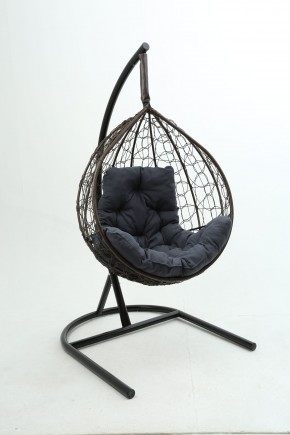 Подвесное кресло Бароло (коричневый/графит) в Лысьве - lysva.mebel24.online | фото
