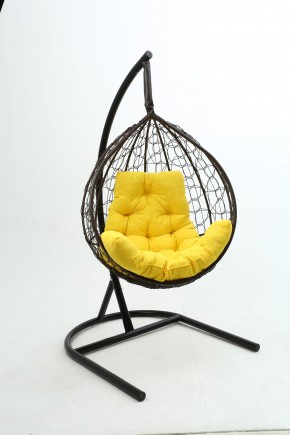 Подвесное кресло Бароло (коричневый/желтый) в Лысьве - lysva.mebel24.online | фото