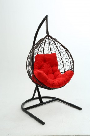 Подвесное кресло Бароло (коричневый/красный) в Лысьве - lysva.mebel24.online | фото
