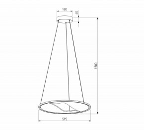 Подвесной светильник Eurosvet Occhio 40027/1 LED серый в Лысьве - lysva.mebel24.online | фото 5