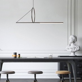 Подвесной светильник Imperiumloft Suspension Cercle Et Trait – Graphite Satine 40.1282-0 в Лысьве - lysva.mebel24.online | фото 8