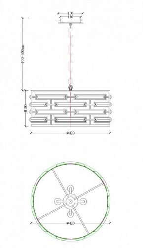 Подвесной светильник Maytoni Frontera MOD067PL-04CH в Лысьве - lysva.mebel24.online | фото 4