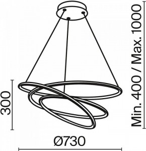 Подвесной светильник Maytoni Halo MOD100PL-L88WK1 в Лысьве - lysva.mebel24.online | фото 3