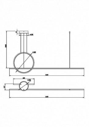 Подвесной светильник Maytoni Halo MOD247PL-L49BK в Лысьве - lysva.mebel24.online | фото 2
