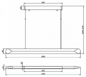 Подвесной светильник Maytoni Motion MOD276PL-L40W3K в Лысьве - lysva.mebel24.online | фото 4