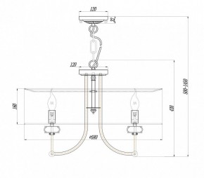 Подвесной светильник Maytoni Roma ARM006PL-06G в Лысьве - lysva.mebel24.online | фото 3