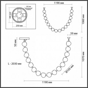 Подвесной светильник Odeon Light Jemstone 5085/64L в Лысьве - lysva.mebel24.online | фото 7