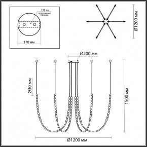Подвесной светильник Odeon Light Monella 6639/70L в Лысьве - lysva.mebel24.online | фото 4
