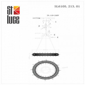 Подвесной светильник ST-Luce Lucchero SL6105.213.01 в Лысьве - lysva.mebel24.online | фото 6