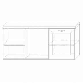 Полка навесная 4 Сиена в Лысьве - lysva.mebel24.online | фото 3