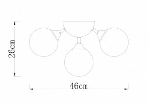 Потолочная люстра Arte Lamp Fobos A2704PL-5SG в Лысьве - lysva.mebel24.online | фото 3