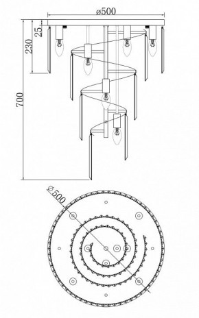 Потолочная люстра Maytoni Louis RC007CL-08CH в Лысьве - lysva.mebel24.online | фото 3