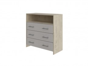 PROxSON Комод Varna (ЛДСП+ткань Бунратти/Savana Milk (молочный)) 90x40 в Лысьве - lysva.mebel24.online | фото