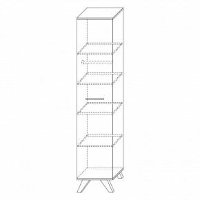 Шкаф 400 Вега Скандинавия в Лысьве - lysva.mebel24.online | фото 4