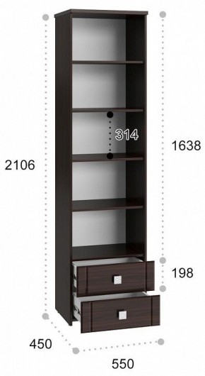 Шкаф для белья Изабель ИЗ-63К с зеркалом в Лысьве - lysva.mebel24.online | фото 3