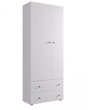 Шкаф ДМ 800 с 2-мя ящиками (белый) в Лысьве - lysva.mebel24.online | фото