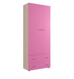 Шкаф ДМ 800 с 2-мя ящиками (розовый) в Лысьве - lysva.mebel24.online | фото