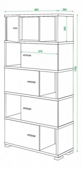 Шкаф комбинированный Домино СБ-30/5 в Лысьве - lysva.mebel24.online | фото 3