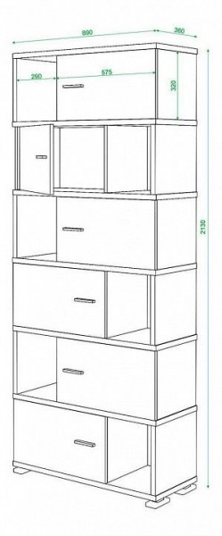 Шкаф комбинированный Домино СБ-30/6 в Лысьве - lysva.mebel24.online | фото 2