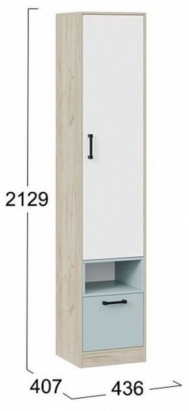 Шкаф комбинированный Оливер 401.002.000 в Лысьве - lysva.mebel24.online | фото 3