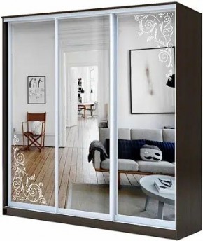 Шкаф-купе ХИТ 23-4-18-666 ОРНАМЕНТ в Лысьве - lysva.mebel24.online | фото